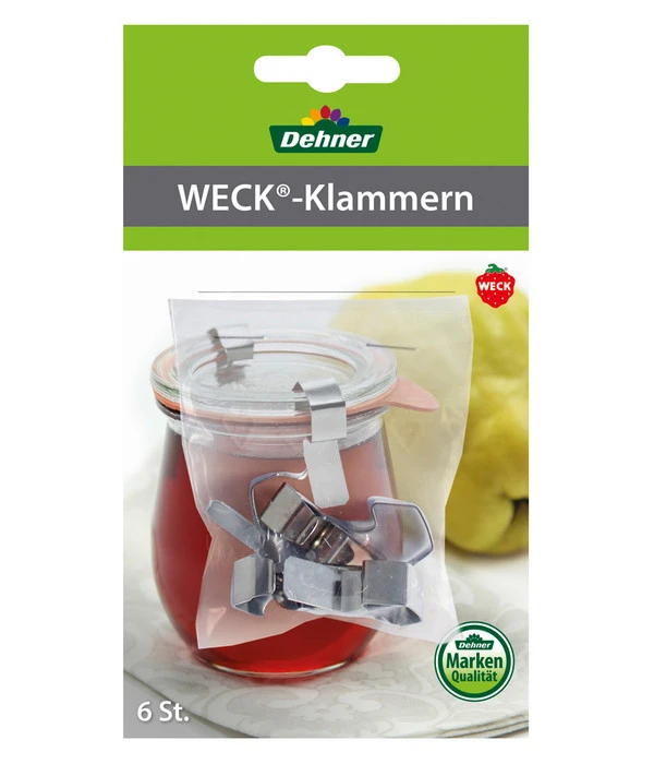 Dehner WECK®-Klammer, 6er-Set 3 Dehner WECK®-Klammer, 6er-Set