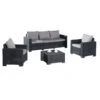 Best Lounge-Gruppe Mombasa, 4-teilig 1 Best Lounge-Gruppe Mombasa, 4-teilig -Biohort Verkäufe 3047222 WE FS 001 MombasaLoungeGruppeGraphit