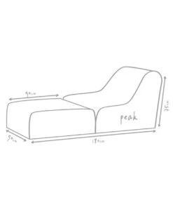 Outbag Outdoor-Sitzsack Peak Skin 7 Outbag Outdoor-Sitzsack Peak Skin -Biohort Verkäufe 3472446 WE DE 002 PeakSkinKiesel