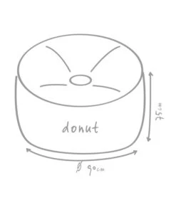 Outbag Outdoor-Sitzsack Donut Plus 7 Outbag Outdoor-Sitzsack Donut Plus -Biohort Verkäufe 3472917 WE DE 002 DonutPlusAnthrazit