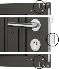 Biohort Gerätehaus AvantGarde® A7, Ca. B260/H217/T300 Cm 18 Biohort Gerätehaus AvantGarde® A7, Ca. B260/H217/T300 Cm -Biohort Verkäufe 3518214 WE DE 005 Biohort3fachVerriegelung BiohortAvantGarde