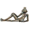 Rottenecker Bronze-Froschkönig Eugen, 15,5 X 5,5 X 7,5 Cm