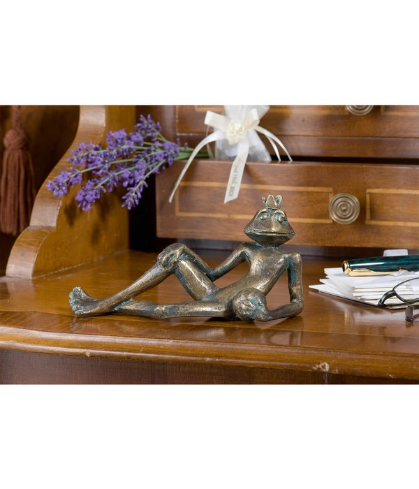Rottenecker Bronze-Froschkönig Eugen, 15,5 X 5,5 X 7,5 Cm 4 Rottenecker Bronze-Froschkönig Eugen, 15,5 X 5,5 X 7,5 Cm – Bild 2