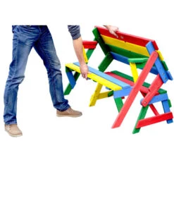 Habau Kinder Picknickbank Bunt, 100 X 50 X 62 Cm -Biohort Verkäufe 4031100 WE FS 004 KinderPicknickbank