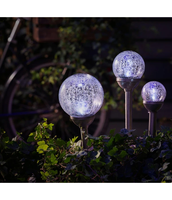 Dehner Solar-Glaskugel, Ca. Ø15/H39 Cm 4 Dehner Solar-Glaskugel, Ca. Ø15/H39 Cm – Bild 2