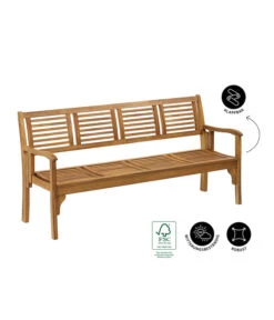 Dehner Klappbank Douglas, 4-Sitzer -Biohort Verkäufe 4069431 WE IG 001 DehnerKlappbankDouglas4Sitzer