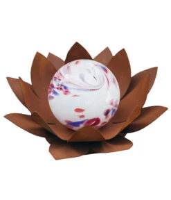 Ferrum Metall-Gartenstecker Glasseerose