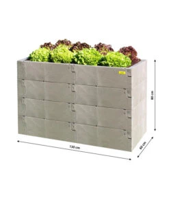 Juwel Hochbeet Timber 4-reihig, Ca. B130/H80/T60 Cm -Biohort Verkäufe 4268421 WE BG 001 HochbeetTimber4Reihig