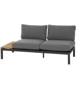 Siena Garden Bank Alvida, Rechts, 70 X 175 X 80 Cm, Anthrazit/grau