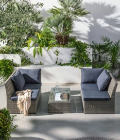 Dehner Geflecht-Lounge Rom, 4-teilig 27 Dehner Geflecht-Lounge Rom, 4-teilig -Biohort Verkäufe 4407334 WE MO 003 DehnerGeflechtLoungeRomNEU