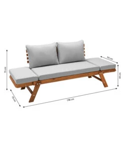 Dehner Holz-Sofa Macao -Biohort Verkäufe 4407383 WE BG 001 SofaMacaoNEU