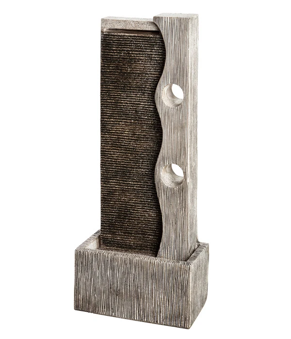 Dehner Polyresin-Gartenbrunnen Eclipse, Ca. H100 Cm 3 Dehner Polyresin-Gartenbrunnen Eclipse, Ca. H100 Cm