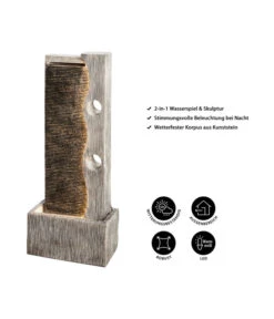 Dehner Polyresin-Gartenbrunnen Eclipse, Ca. H100 Cm 14 Dehner Polyresin-Gartenbrunnen Eclipse, Ca. H100 Cm -Biohort Verkäufe 4447504 WE IG 001 DehnerPolyresinGartenbrunnenEclipsegedreht