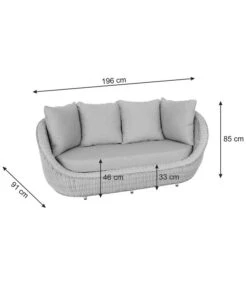 Dehner Lounge Bari, 2-teilig -Biohort Verkäufe 6657381 WE BG 001 DehnerLoungeBari