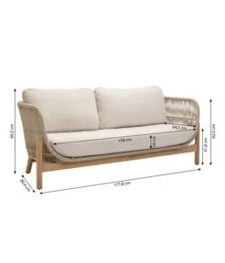 Dehner Sofa Portofino, 2-Sitzer -Biohort Verkäufe 6667901 WE BG 001 DehnerSofaPortofino