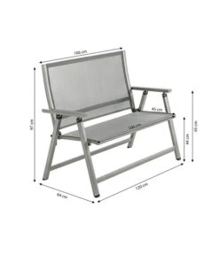 Dehner Klappbank Chicago, 2-Sitzer -Biohort Verkäufe 6701783 WE BG 001 KLAPPBANKCHICAGO