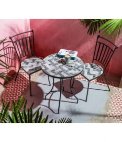 Dehner Mosaikstuhl Letizia -Biohort Verkäufe 6702203 WE MO 001 DehnerMosaikStuhlLetiziaNeu