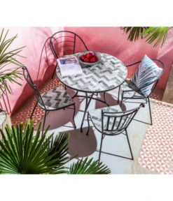 Dehner Mosaikstuhl Letizia -Biohort Verkäufe 6702211 WE MO 001 DehnerMosaikStuhlLetiziaNeu