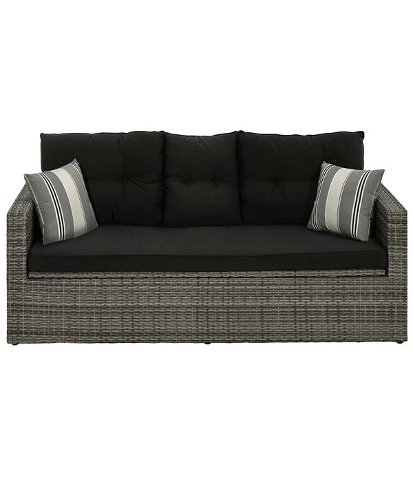 Dehner Flecht-Truhenbank Föhr, 3-Sitzer 3 Dehner Flecht-Truhenbank Föhr, 3-Sitzer