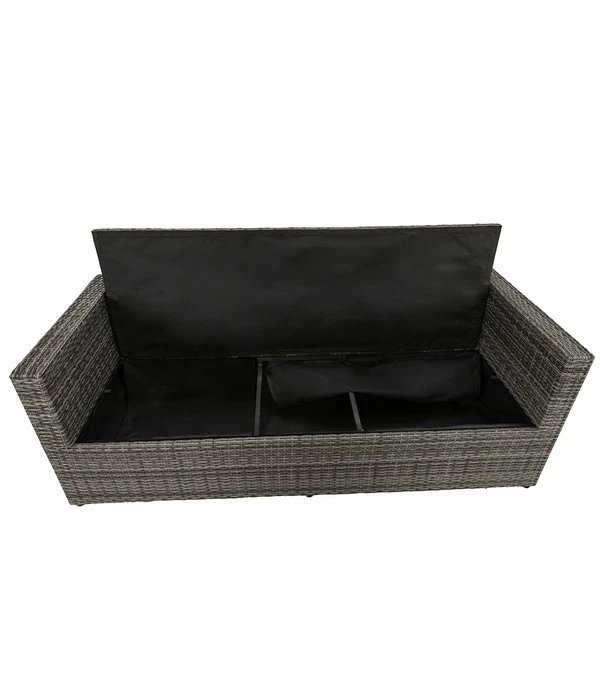 Dehner Flecht-Truhenbank Föhr, 3-Sitzer 6 Dehner Flecht-Truhenbank Föhr, 3-Sitzer – Bild 4