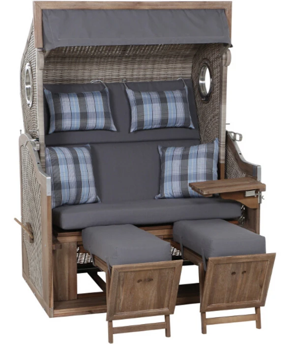 DeVries Strandkorb Greenline 175 4 DeVries Strandkorb Greenline 175 – Bild 2