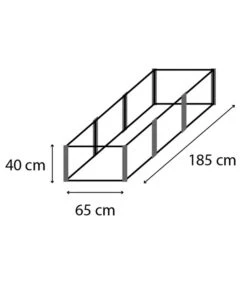 Vitavia Hochbeet Oslo In&Out, Seegras/alu -Biohort Verkäufe 6882534 WE BG 002 VitaviaHochbeetOsloInOutneu