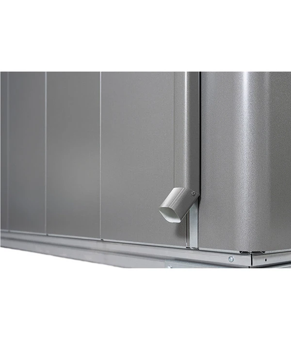 Biohort Gerätehaus Neo 4B, Silber/dunkelgrau 4 Biohort Gerätehaus Neo 4B, Silber/dunkelgrau – Bild 2