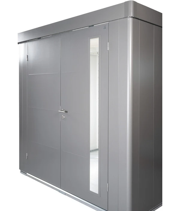 Biohort Gerätehaus Neo 4B, Silber/dunkelgrau 7 Biohort Gerätehaus Neo 4B, Silber/dunkelgrau – Bild 5