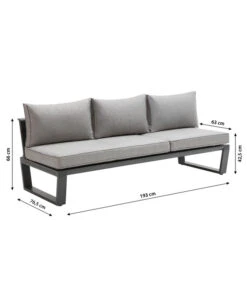 Dehner Liegenset Bellevue, 3-teilig -Biohort Verkäufe 6894182 WE BG 001 LiegesetBellevueNEU