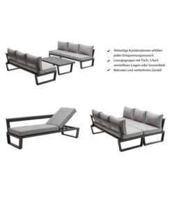 Dehner Liegenset Bellevue, 3-teilig -Biohort Verkäufe 6894182 WE IG 001 DehnerLiegensetBellevue