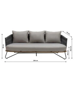 Dehner Gartenlounge Monte Carlo, 4-teilig 22 Dehner Gartenlounge Monte Carlo, 4-teilig -Biohort Verkäufe 6895346 WE BG 001 LoungeMonteCarlo