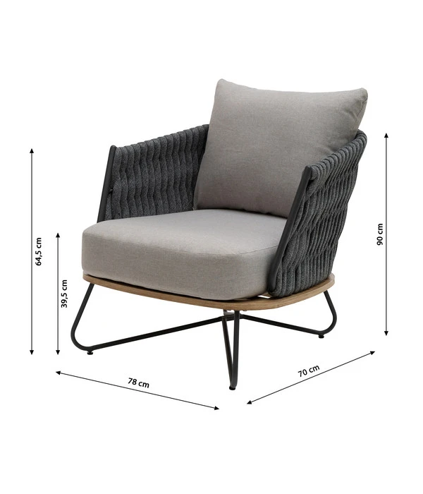 Dehner Gartenlounge Monte Carlo, 4-teilig 10 Dehner Gartenlounge Monte Carlo, 4-teilig – Bild 8