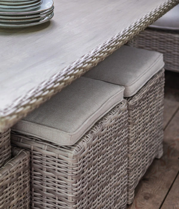 Dehner Geflechtlounge Bologna, 5-teilig 12 Dehner Geflechtlounge Bologna, 5-teilig – Bild 10