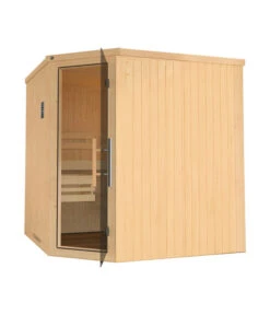Weka Ecksauna Varberg Mit Glastür Inkl. Ofen, Ca. B194/H199/T194 Cm -Biohort Verkäufe 6914923 WE FS 001 WekaSaunaVarberg3