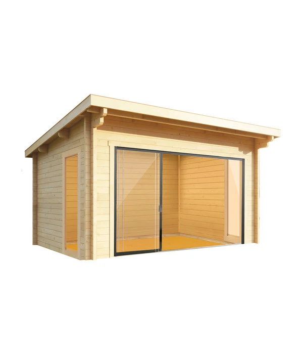 Wolff Finnhaus Gartenhaus Trondheim 70-D XL, Inkl. Schiebetür Rechts, Ca. B490/H256/T390 Cm 3 Wolff Finnhaus Gartenhaus Trondheim 70-D XL, Inkl. Schiebetür Rechts, Ca. B490/H256/T390 Cm