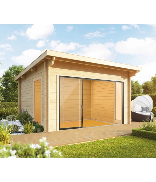Wolff Finnhaus Gartenhaus Trondheim 70-F XL, Inkl. Schiebetür Rechts, Ca. B540/H256/T590 Cm 4 Wolff Finnhaus Gartenhaus Trondheim 70-F XL, Inkl. Schiebetür Rechts, Ca. B540/H256/T590 Cm – Bild 2