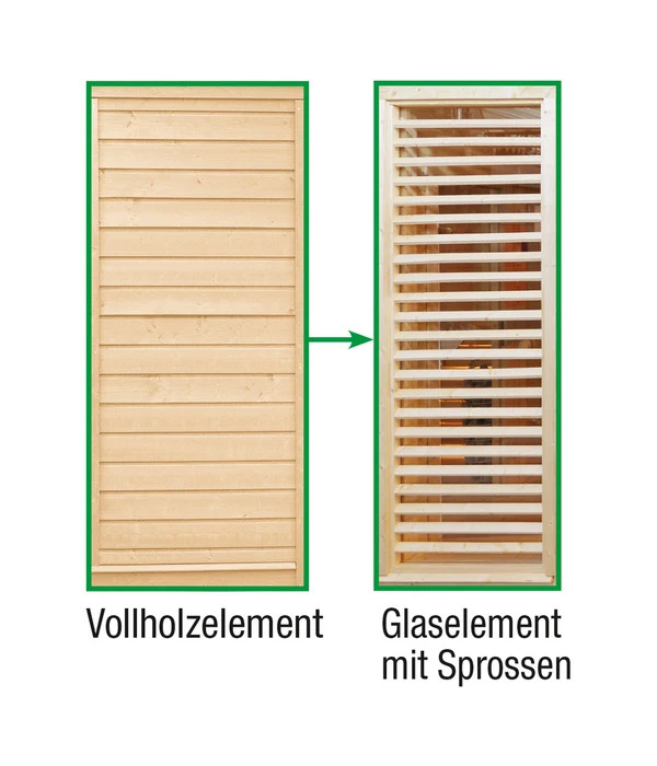 Wolff FinnhausTauschelement Paradiso Vollholz Zu Sprossen 3 Wolff FinnhausTauschelement Paradiso Vollholz Zu Sprossen