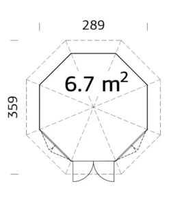 Palmako Pavillon Veronica 2, Ca. B359/H310/T359 Cm 11 Palmako Pavillon Veronica 2, Ca. B359/H310/T359 Cm -Biohort Verkäufe 6977086 WE BG 001 PalmakoPavillonVeronica
