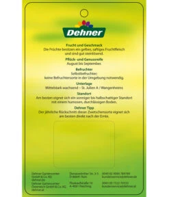 Zwetschge 'Kulinaria-Toptaste' -Biohort Verkäufe 7763881 ZwetscheKulinariaToptaste Etikett 2