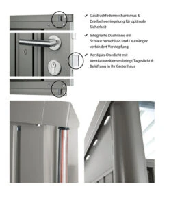 Biohort Gerätehaus AvantGarde® A7, Ca. B260/H217/T300 Cm 12 Biohort Gerätehaus AvantGarde® A7, Ca. B260/H217/T300 Cm -Biohort Verkäufe M500000094 WE IG 001 BiohortGeraetehausAvantGarde