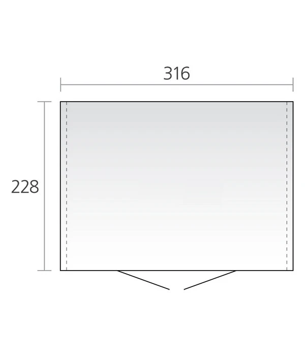 Biohort Gerätehaus Europa 5, Ca. B336/H209/T248 Cm 8 Biohort Gerätehaus Europa 5, Ca. B336/H209/T248 Cm – Bild 6